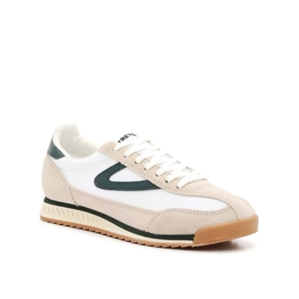Tretorn size 9.5 : ‘Kristine Elite’ classic sporty suede leather casual sneakers